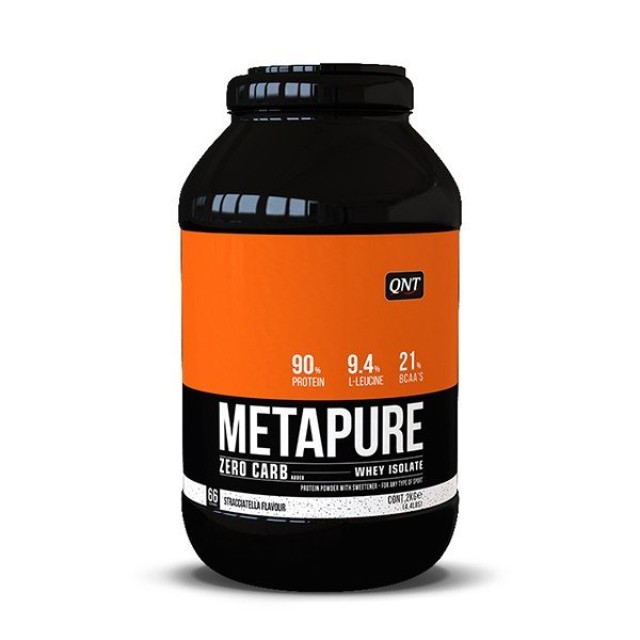 QNT Metapure Zero Carb Whey Isolate Protein Powder Stracciatella 2kg