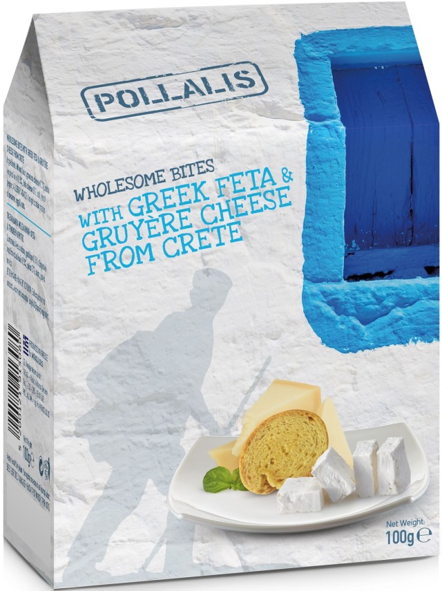 POLLALIS ΠΑΞΙΜΑΔΑΚΙΑ ΜΕ ΦΕΤΑ & ΓΡΑΒΙΕΡΑ 100gr