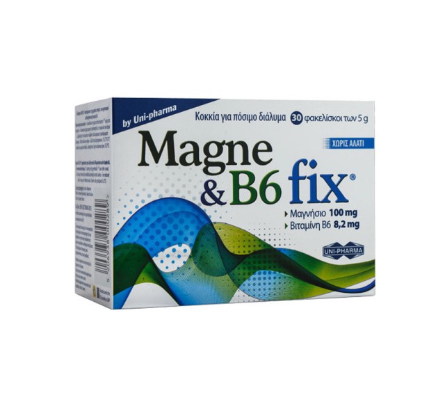 Unipharma Magne & B6 Fix 30 Sachets