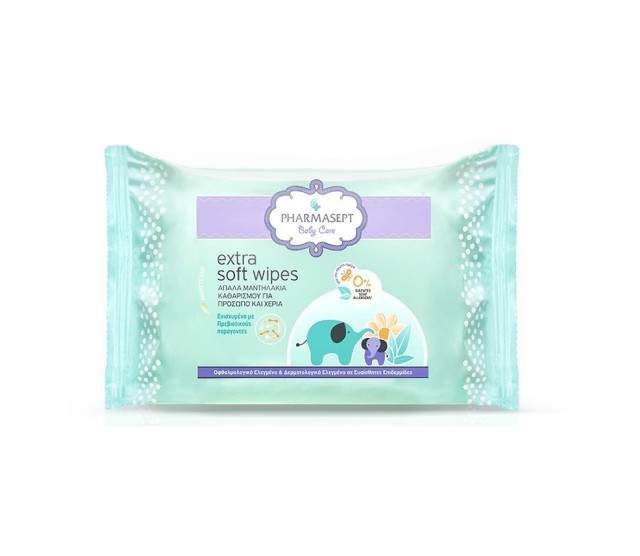 PHARMASEPT TOL VELVET BABY SOFT WIPES 30ΤΜΧ