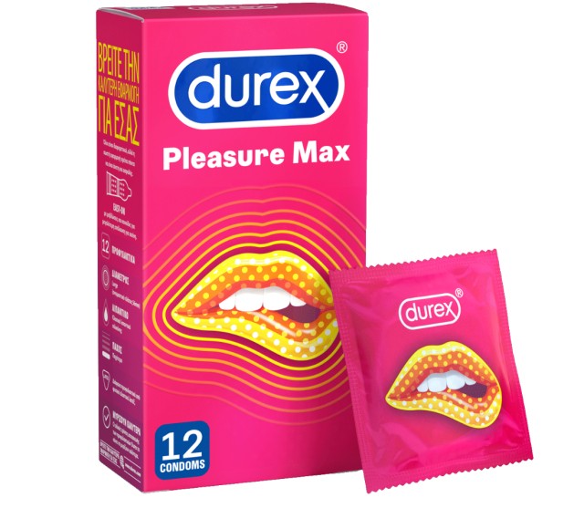 Durex Pleasure Max Προφυλακτικά 12τμχ