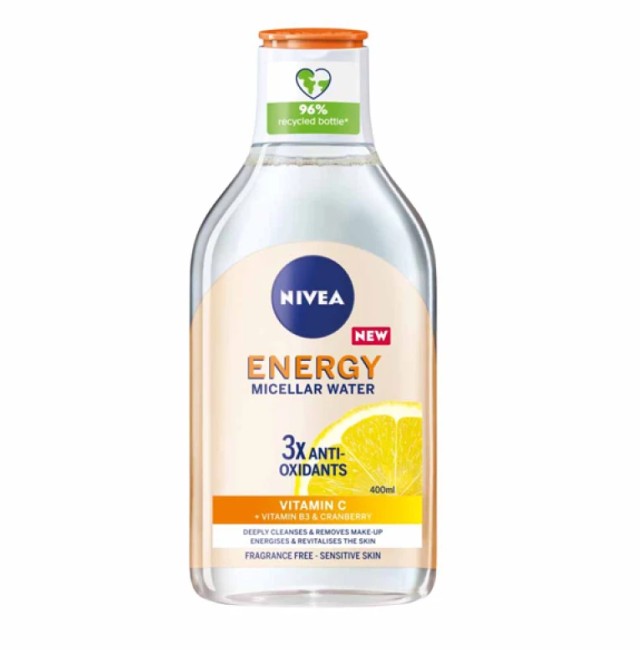 Nivea Energy Micellar Water Νερό Ντεμακιγιάζ 400ml