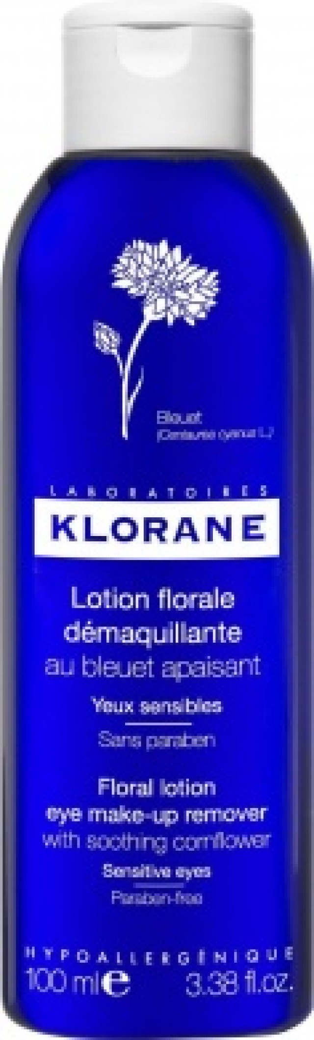 KLORANE LOTION DEMAQUILLANTE APAISANTE YEUX SENSIBLES 100ML