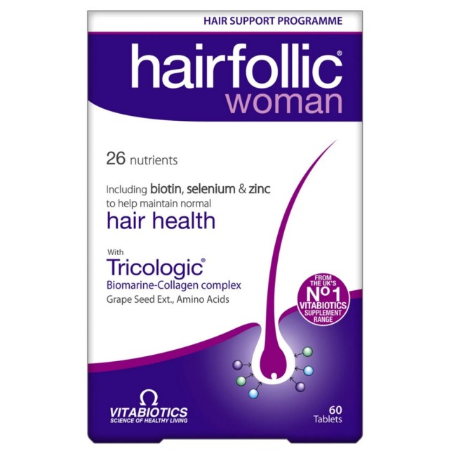 VITABIOTICS HAIRFOLLIC Woman 60 tabs (πρώην Tricologic Woman)