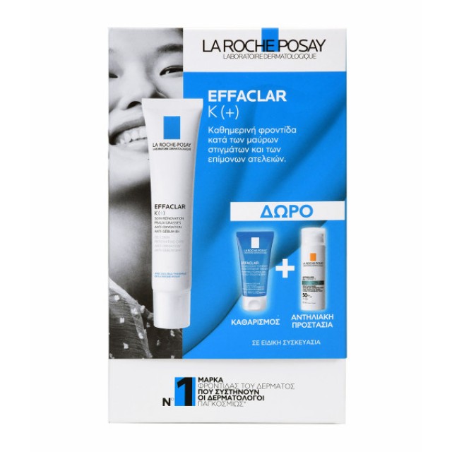 La Roche Posay Effaclar K (+) 40ml + Δώρο Effaclar Gel 50ml + Anthelios Oil Correct SPF50 3ml