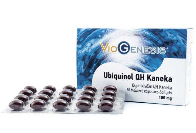 Viogenesis UBIQUINOL QH KANEKA 100mg 60softgels