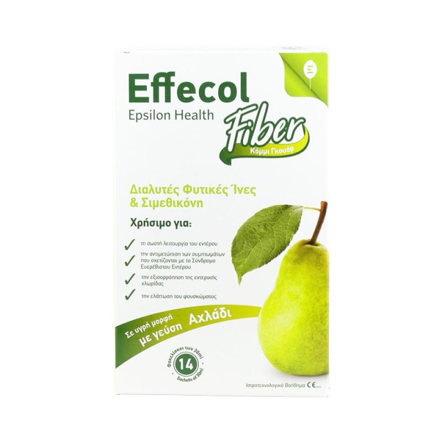 Epsilon Health Effecol Fiber με Γεύση Αχλάδι 14 sachets των 30ml