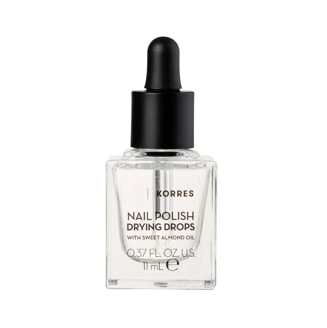 Korres Nail Polish Drying Drops Σταγόνες Στεγνώματος Βερνικιού Νυχιών με Αμυγδαλέλαιο 11ml