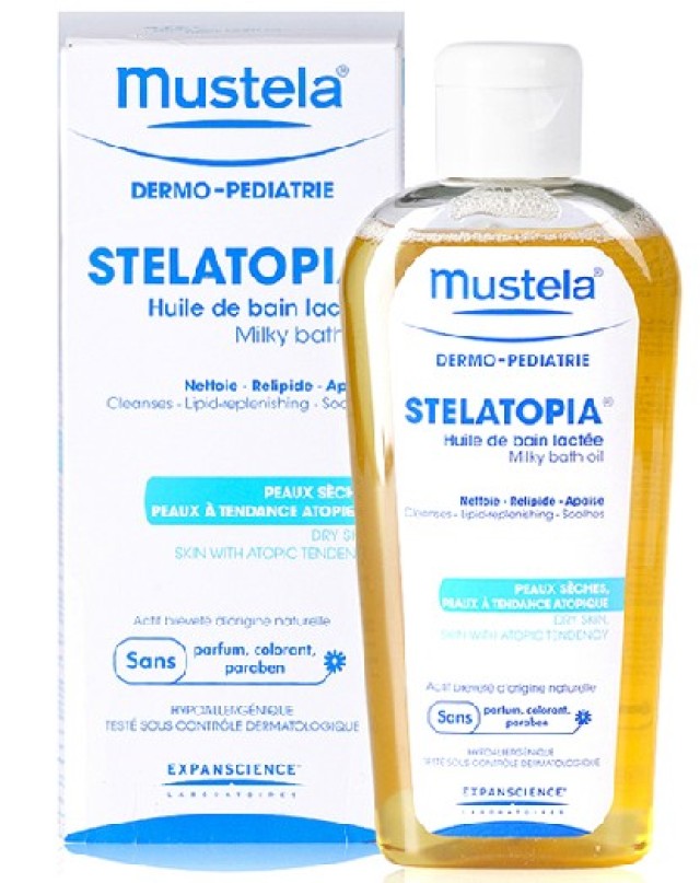 MUSTELA STELATOPIA HUILE DE BAIN LACTEE 200ML