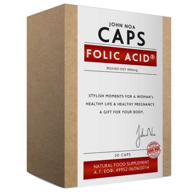 JOHN NOA CAPS FOLIC ACID 30CAPS