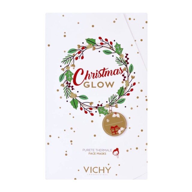 Vichy Purete Thermale Face Masks 3 Μάσκες x 12ml Christmas Glow