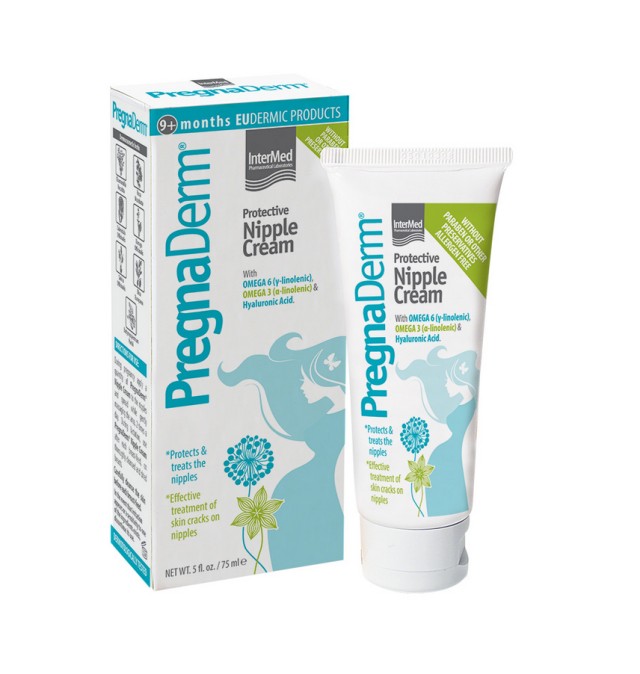 Intermed Pregnaderm Protective Nipple Cream Κρέμα Προστασίας των Θηλών 75ml