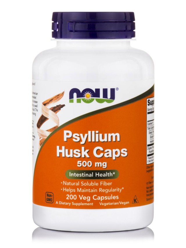 Now Foods Psyllium Husk 500mg 200Caps