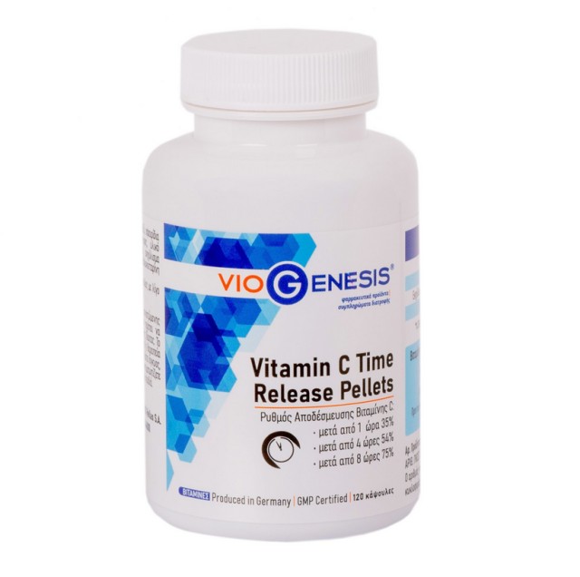 Viogenesis VITAMIN C 732mg TIME RELEASE ORIGINAL TRIPLE PHASE 120caps