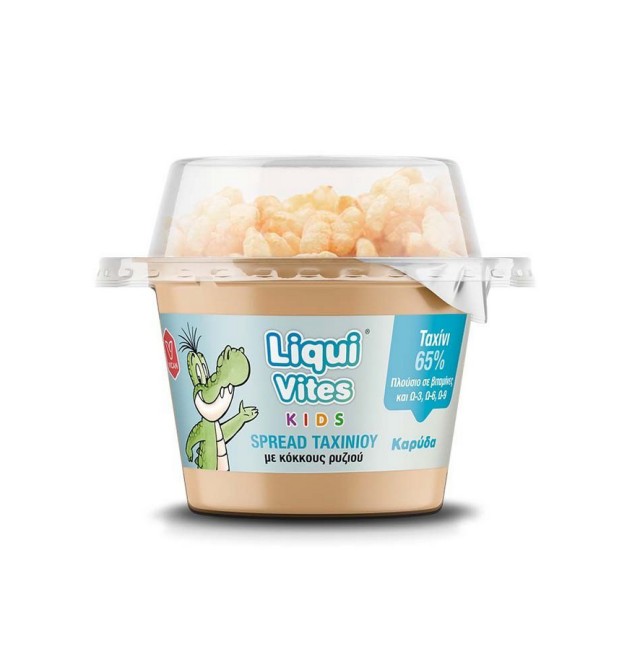 Vican Liqui Vites Kids Spread Ταχινιού Με Κόκκους Ρυζιού, Καρύδα 44gr