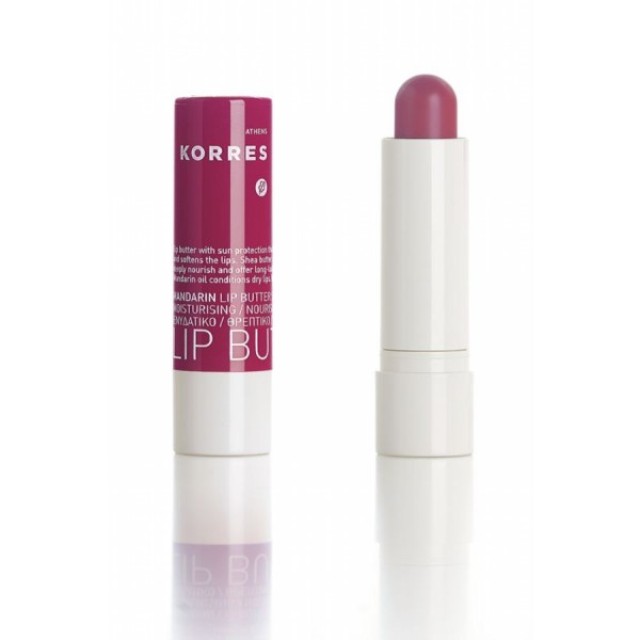 KORRES LIP BUTTER STICK MANDARIN SPF 15_PURPLE