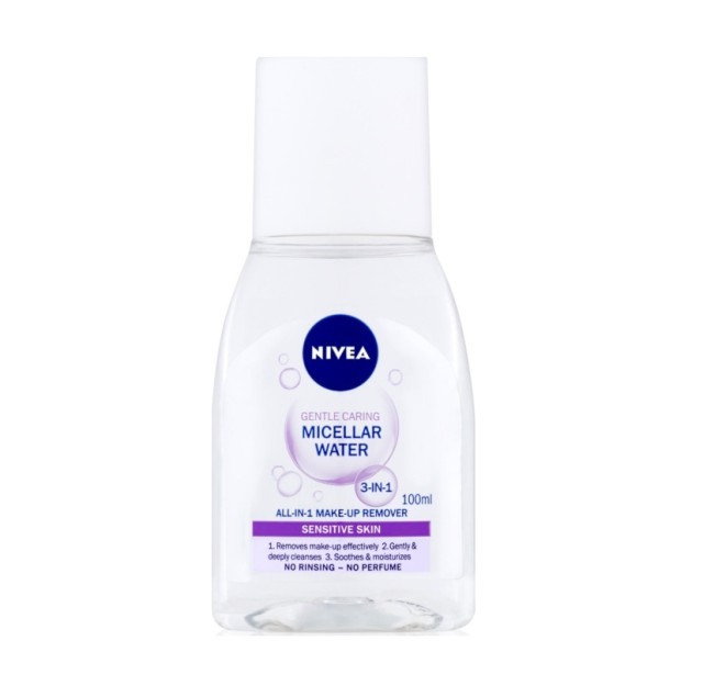 NIVEA Micellar Νερό Καθαρισμού Sensitive Ντεμακιγιάζ Όλα σε 1 100ml  