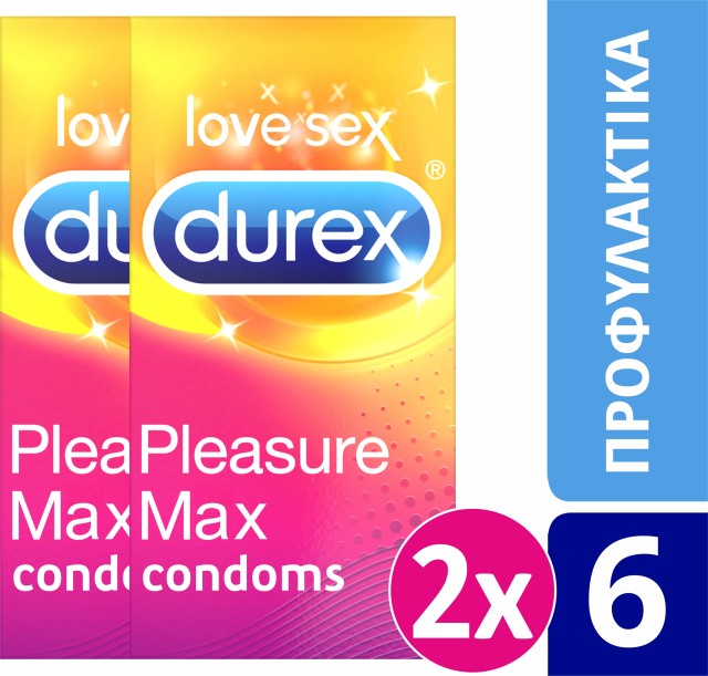 DUREX PLEASUREMAX 2 x 6 τεμάχια