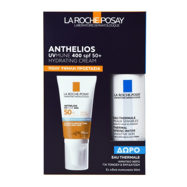 La Roche Posay Set Anthelios UVMune 400 SPF50+ 50ml + Δώρο Eau Thermale 50ml