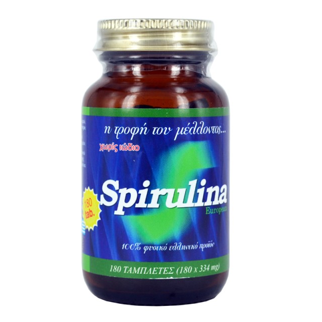 ΑΛΓΗ Α.Ε.Γ.Ε. - Σπιρουλίνα Νιγρίτας Σερρών (Spirulina) - 180tabs X 334Mg