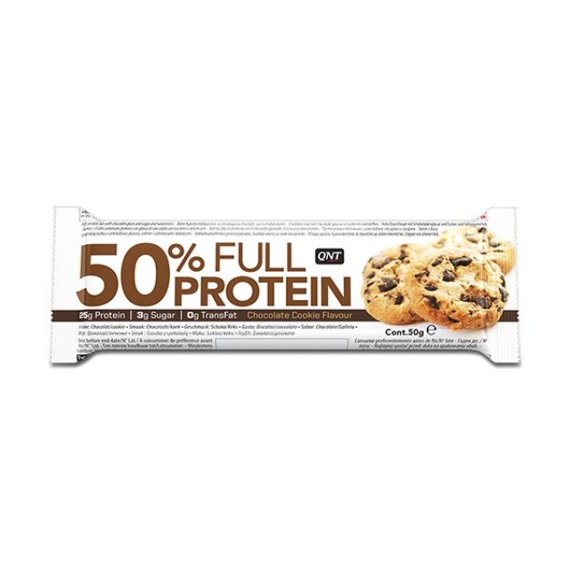 QNT 50% Full Protein Bar Chocolate 50gr