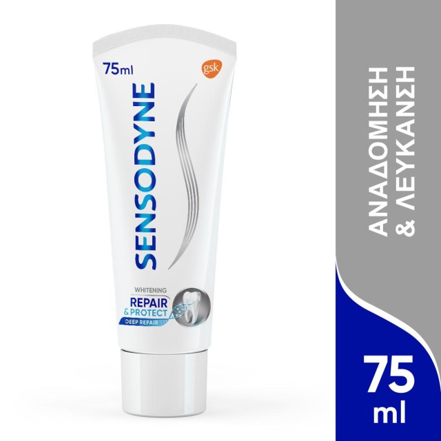 Sensodyne Repair & Protect Whitening, Οδοντόκρεμα για τα Ευαίσθητα Δόντια 75ml