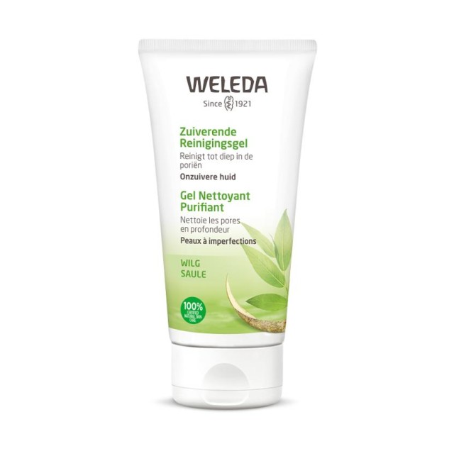 Weleda Naturally Clear Purifying Gel Cleanser Τζελ για Βαθύ Καθαρισμό 100ml