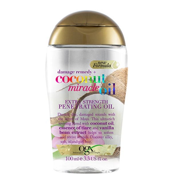 OGX Coconut Miracle Oil Penetrating Oil Αποκατάστασης 100ml