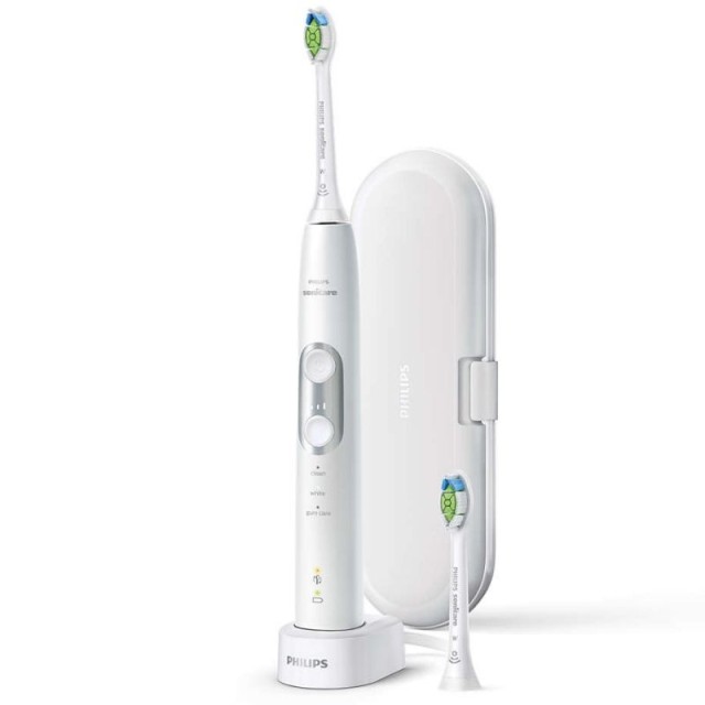 Philips Sonicare Protective Clean 6100 Ηλεκτρική Οδοντόβουρτσα White HX6877/29