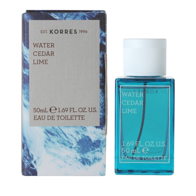 Korres Water Cedar & Lime Eau de Toilette 50ml