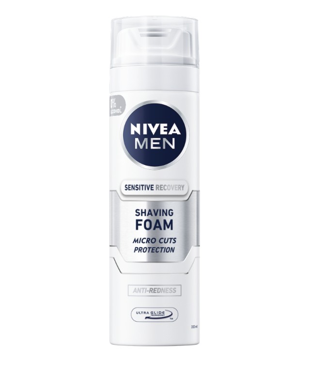 NIVEA MEN Αφρός Ξυρίσματος Sensitive Recovery 200 ml