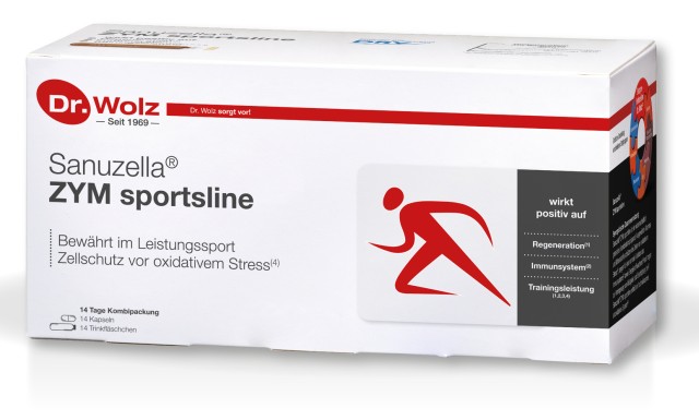 POWER HEALTH Dr. Wolz SANUZELLA ΖΥΜ SPORTSLINE 14X20ML 14CAP