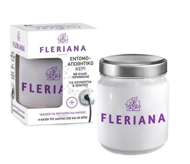 Fleriana Εντομοαπωθητικό Κερί 130gr