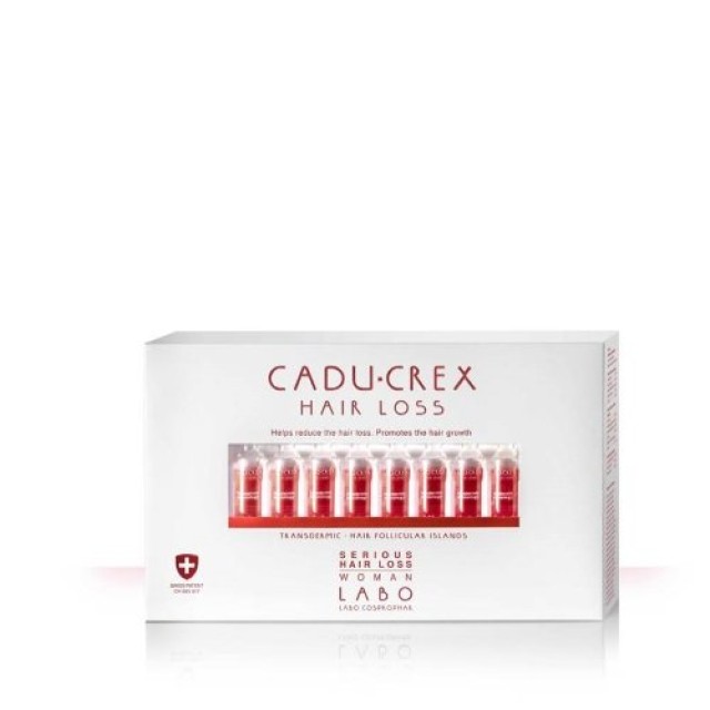 Crescina Caducrex Hair Loss Serious Woman 20 αμπούλες