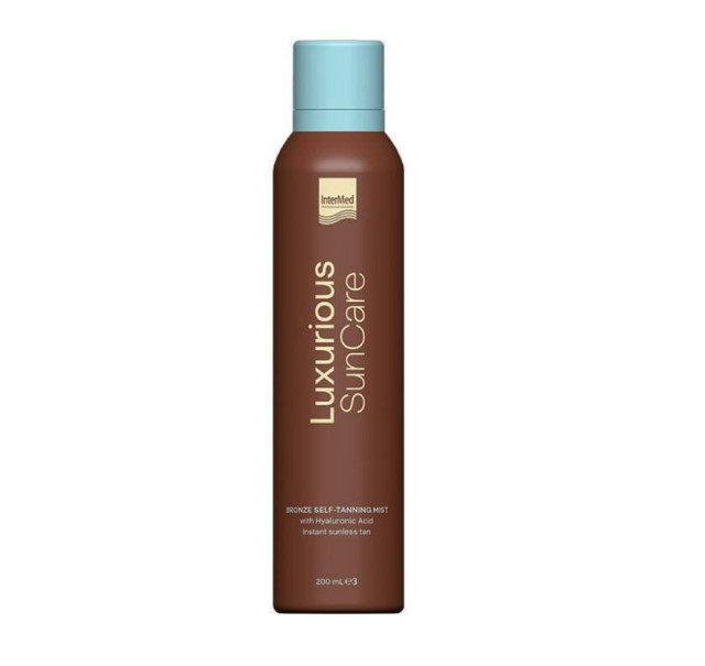 Intermed Luxurious SunCare Bronze Self Tanning Mist Σπρέι Μαυρίσματος 200ml