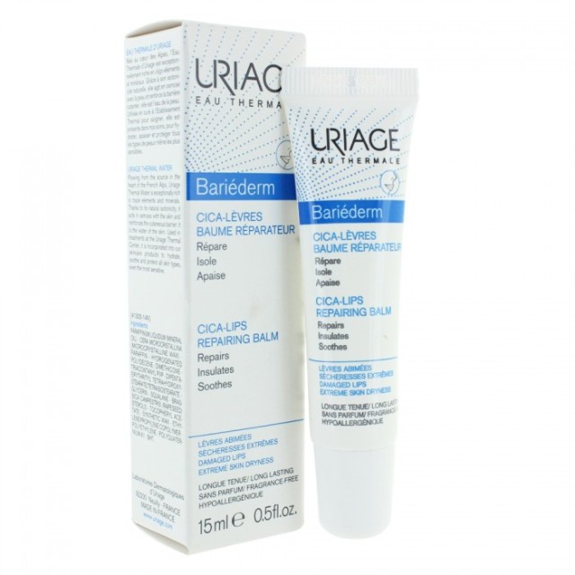 Uriage Bariederm Cica-Levres Baume Reparateur 15ml