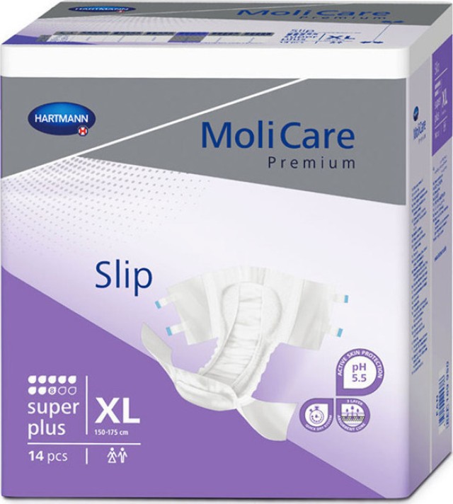 Hartmann MoliCare Premium Slip Super Plus X-Large Size 150cm -175cm 14τμχ (169950)