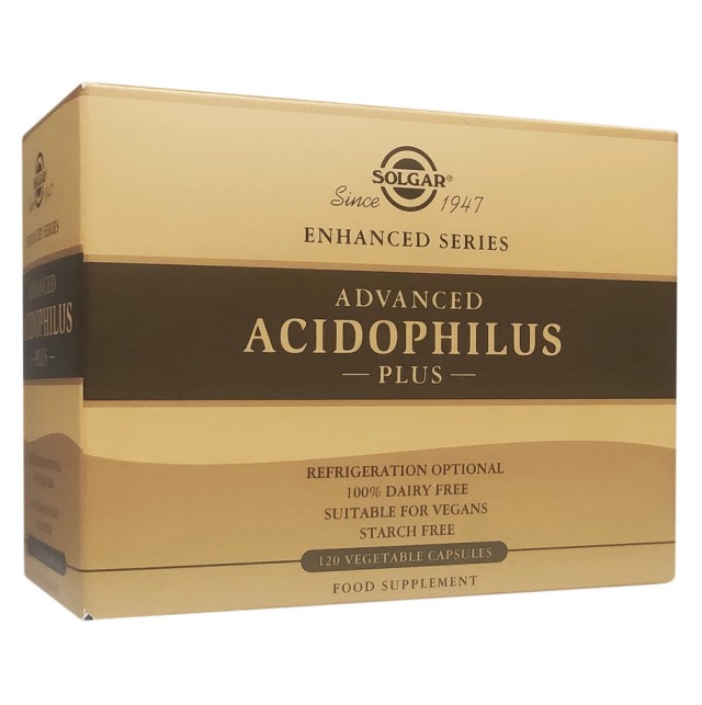 SOLGAR ADVANCED ACIDOPHILUS PLUS 120VCAP