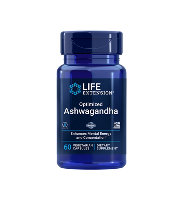 Life Extension Optimized Ashwagandha Extract 125mg 60vegcaps