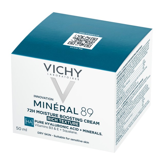 Vichy Mineral 89 72h Moisture Boosting Cream Rich 50ml