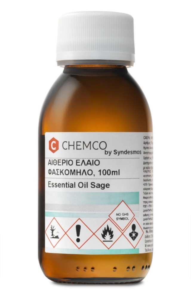 Chemco Αιθέριο Έλαιο Φασκόμηλου 100ml