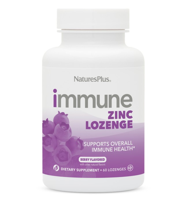 Nature's Plus Immune Zinc Lozenge Berry Flavored 60loz