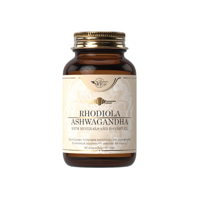 Sky Premium Life Rhodiola Ashwagandha 60caps