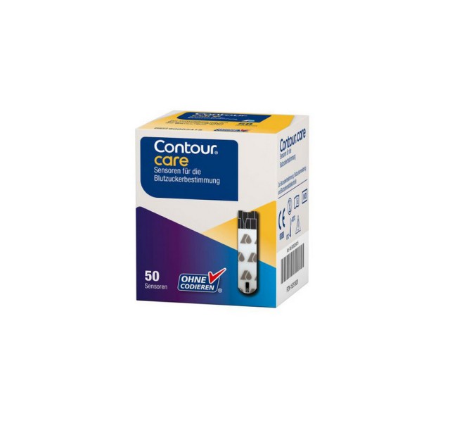 Ascensia Contour Care Ταινίες Μέτρησης Σακχάρου για Χρήση με τον Μετρητή Σακχάρου 50τμχ