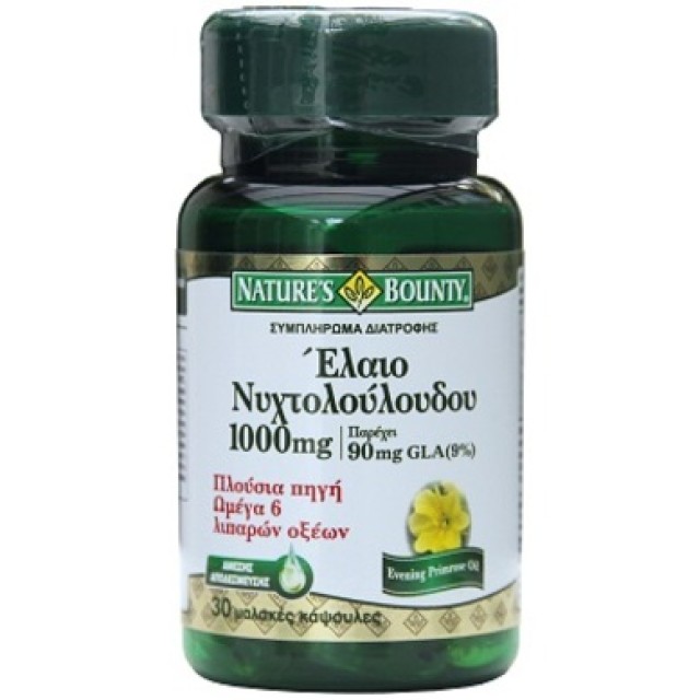 Nature's Bounty ΕΛΑΙΟ ΝΥΧΤΟΛΟΥΛΟΥΔΟΥ 1000mg 30softgels