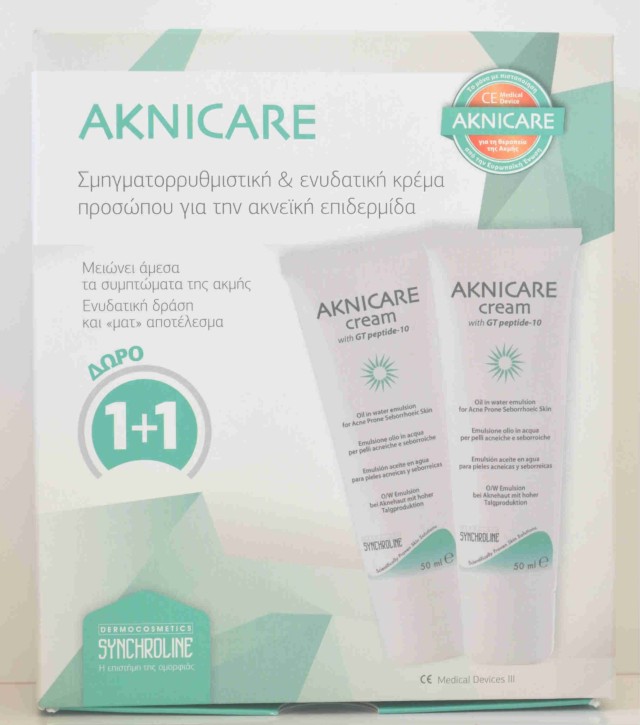 SYNCHROLINE AKNICARE CREAM 50ML+50ML