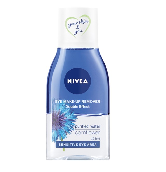 Nivea Ντεμακιγιάζ Ματιών Δύο Φάσεων Αγνό Νερό Άνθος Καλαμποκιού 125ml