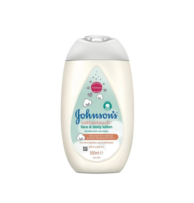 Johnson's Baby CottonTouch Βρεφική Λοσιόν για Πρόσωπο & Σώμα 300ml