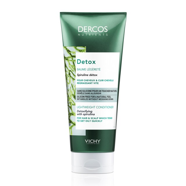 Vichy Dercos Nutrients Detox Lightweight Conditoner for Oily Hair 200ml