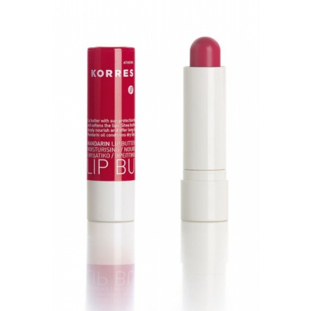 KORRES LIP BUTTER STICK MANDARIN SPF 15_PINK